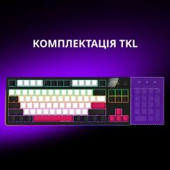Клавиатура Lorgar KBP70TKLW Wireless TKL Mechanical Pro UA Beige Фото 8