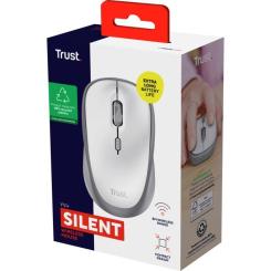 Мышка Trust Yvi+ Silent Wireless White Фото 4