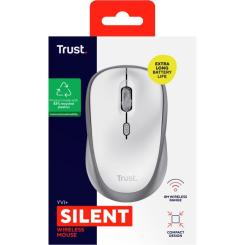 Мышка Trust Yvi+ Silent Wireless White Фото 5