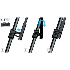 Щетка стеклоочистителя OXIMO 600+400мм Фото 1