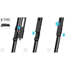 Щетка стеклоочистителя OXIMO 650+400мм Фото 2