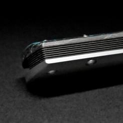 Нож Maserin Daga, Elmax, fat carbon, синій Фото 7