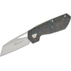 Нож Maserin W2, M390, fat carbon, синій Фото