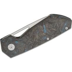 Нож Maserin W2, M390, fat carbon, синій Фото 2