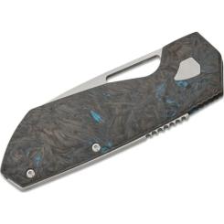 Нож Maserin W2, M390, fat carbon, синій Фото 3