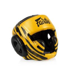 Боксерский шлем Fairtex HG16 Gold XL Фото 1