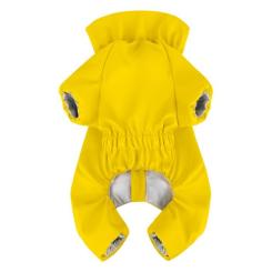 Дождевик для животных WAUDOG Clothes водонепроницаемый S32 желтый Фото 1