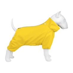 Дождевик для животных WAUDOG Clothes водонепроницаемый S32 желтый Фото 2