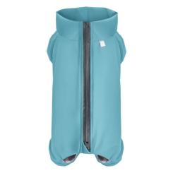 Дождевик для животных WAUDOG Clothes водонепроницаемый XS25 голубой Фото
