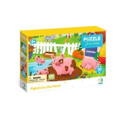 Пазл DoDo Поросята возле пруда, 30 элементов Фото