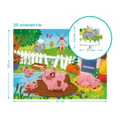 Пазл DoDo Поросята возле пруда, 30 элементов Фото 3