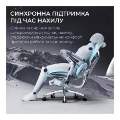 Офисное кресло Sihoo DORO S300 Mesh Light Grey Фото 9