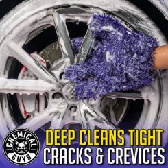 Автомобильная салфетка Chemical Guys Purple 5-Finger Mitt Фото 2