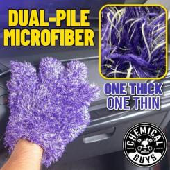 Автомобильная салфетка Chemical Guys Purple 5-Finger Mitt Фото 6