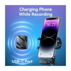 Микрофон Vention USB-C 2-Pack Wireless Lavalier Black Фото 8