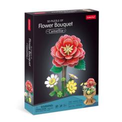 Пазл Cubic Fun трехмерный Букет цветов Камелия Фото