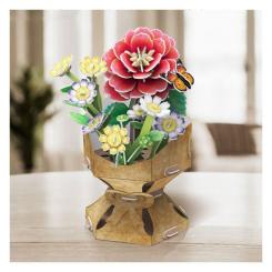 Пазл Cubic Fun трехмерный Букет цветов Камелия Фото 2