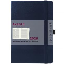 Еженедельник Axent датированный 2026 Prime Strong 145х210, синий Фото 1