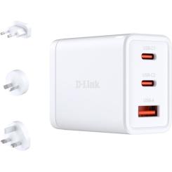 Зарядное устройство D-Link 2xUSB-C + 1xUSB-A 65W GaN white Фото