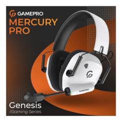 Наушники GamePro Genesis Mercury Pro 3-Mode White Фото 5