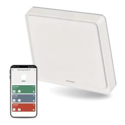 Умный выключатель EMOS H5011 1 button ZigBee 3.0 White Фото 1