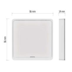 Умный выключатель EMOS H5011 1 button ZigBee 3.0 White Фото 8