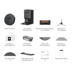 Пылесос Dreame Bot D20 Pro Plus Black Фото 11