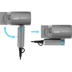 Фен ECG Modifica Grigio Piccolo Фото 5