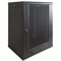 Шкаф настенный Eserver 12U 600х600х637 (Ш*Г*В), стекло Фото