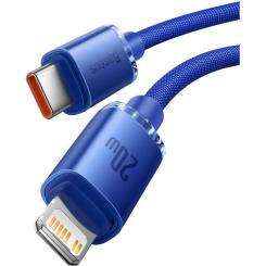 Дата кабель Baseus USB-C to Lightning 2.0m 20W blue Фото 1