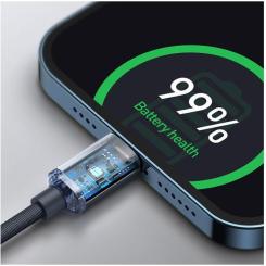 Дата кабель Baseus USB-C to Lightning 2.0m 20W blue Фото 6