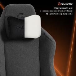 Кресло игровое GamePro GC775DG Fabric Dark Gray Фото 10