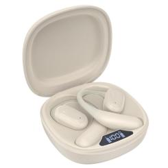 Наушники Choetech Open-ear з LED дисплеєм Beige Фото 1