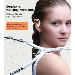 Наушники Choetech Open-ear з LED дисплеєм Beige Фото 4