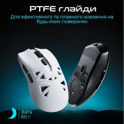 Мышка RAWM SA-SL01C Wireless/Bluetooth White Фото 5