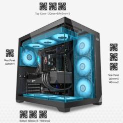 Корпус для ПК PcCooler C3 T700 ARGB BK Фото 11