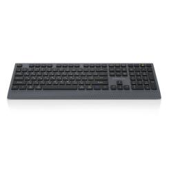 Клавиатура REAL-EL RK-715W Wireless/Bluetooth Black/Gray Фото 1