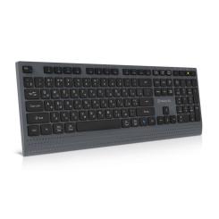 Клавиатура REAL-EL RK-715W Wireless/Bluetooth Black/Gray Фото 2