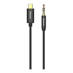Кабель мультимедийный Baseus USB-C to 3.5mm M 1.2m black Фото 2