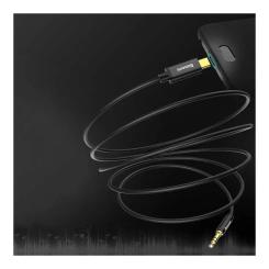 Кабель мультимедийный Baseus USB-C to 3.5mm M 1.2m black Фото 7