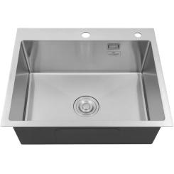 Мойка кухонная Kroner Geburstet-6050HM Фото 2