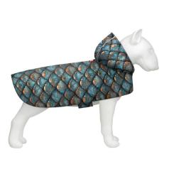 Дождевик для животных WAUDOG Clothes з капюшоном "Луска" XL Фото 1