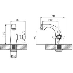 Смеситель Agua Toledo-C090 Фото 4