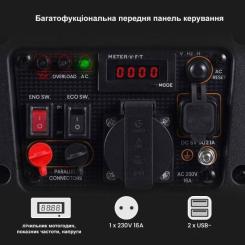 Генератор maXpeedingRODS MXR1500 інверторний (1 kW), 220V, 50Hz, 2,4л, ручн Фото 8