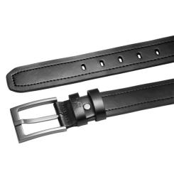 Ремень Semi Line Мужской Кожаный Black Фото 2