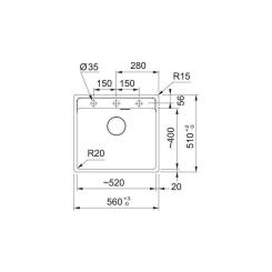 Мойка кухонная Franke Maris MRG 610-52 TL Фото 1