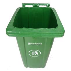 Контейнер для мусора Домівка 120L-B Зелений 120 л Фото 3