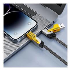 Дата кабель XO USB-C + USB A to USB-C + Lightning Фото 2