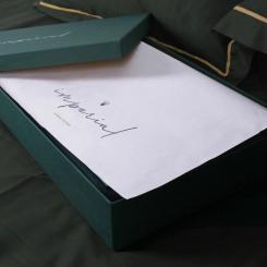 Постельное белье MirSon Сатин Imperial Satin Emerald 175х210 двуспальный Фото 9