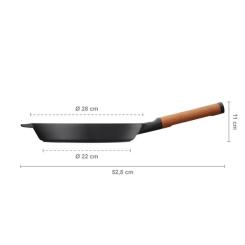 Сковорода Fiskars Norden чавунна 28 см Фото 5